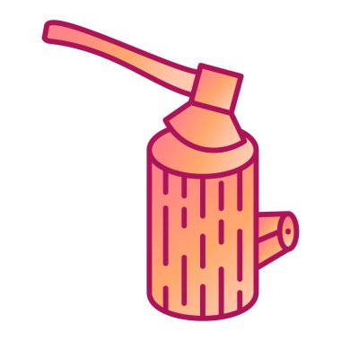 Balta simgesi. özet çizimi 