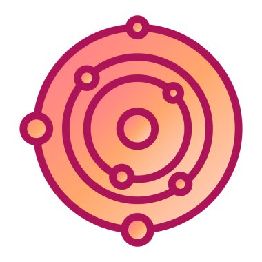 Radar simgesinin vektör illüstrasyonu