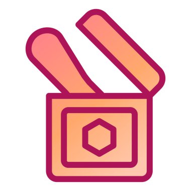 Damga. Web simgesi vektör illüstrasyonu 