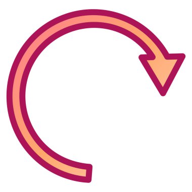 Yenile. Web simgesi basit illüstrasyon