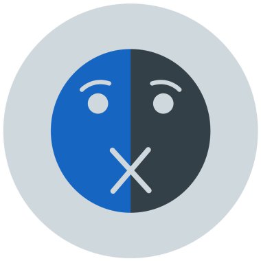 Üzgün surat. Web simgesi