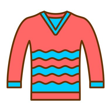 Ceket. Web simgesi basit tasarım