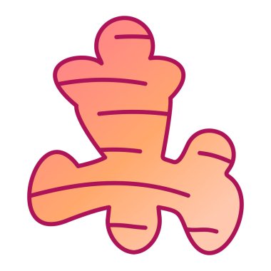 Şirin pembe kalbin vektör çizimi