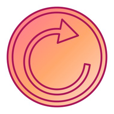 Beyaz arka planda yenileme simgesi