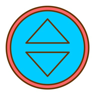 ok simgesi vektör illüstrasyonu