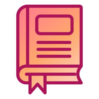 kitap simgesi vektör illüstrasyonu