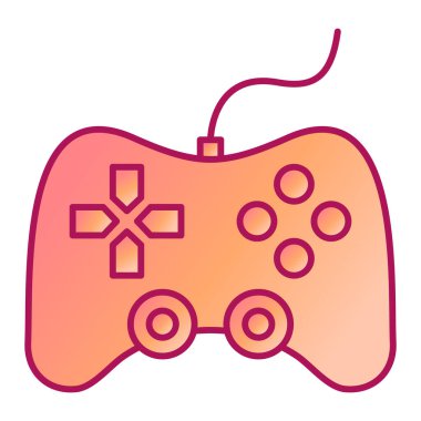 Oyun çubuğu oyun denetleyicisi ve Gamepad vektör çizimi tasarımı