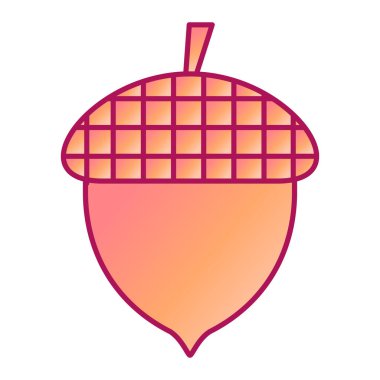 Palamut. Web simgesi basit illüstrasyon