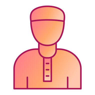 man simgesi, vektör illüstrasyonu