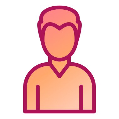 İnsan avatarı. Web simgesi