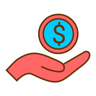 para simgesi vektör illüstrasyonu