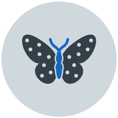 Kelebek. Web simgesi basit tasarım