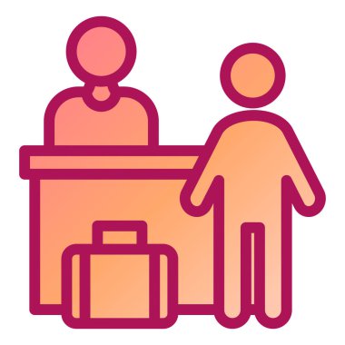 işletme ve eğitim çizgisi vektör simgesi.