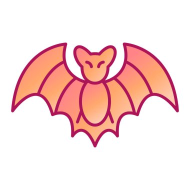yarasa simgesi vektör illüstrasyon tasarımı