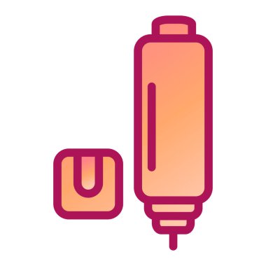 kalem modern simgesinin vektör illüstrasyonu