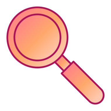 Arama simgesi vektör illüstrasyon tasarımlı büyüteç