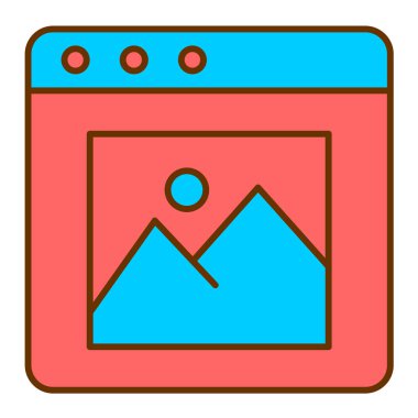 seo modern simgesinin vektör illüstrasyonu