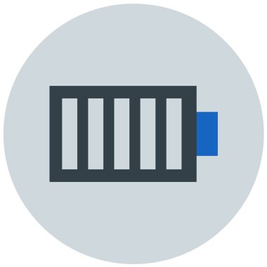 Pil. Web simgesi basit illüstrasyon