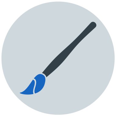 Boya fırçası. Basit resimleme