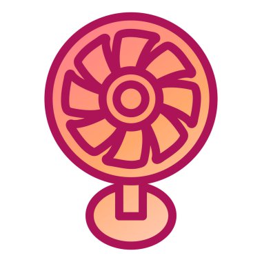 fan simgesi vektör illüstrasyonu