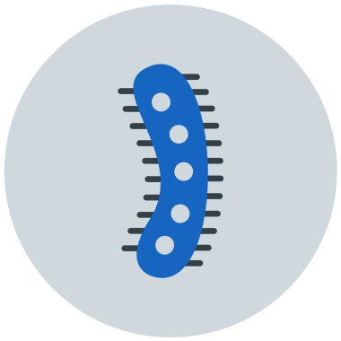 Tırtıl. Web simgesi basit illüstrasyon