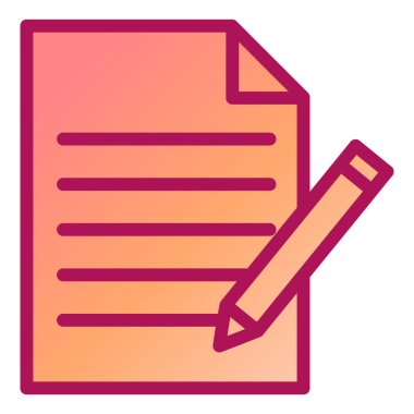 Belge. Web simgesi basit illüstrasyon