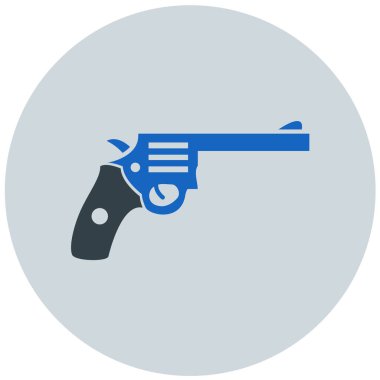silah modern simge vektör illüstrasyonu 