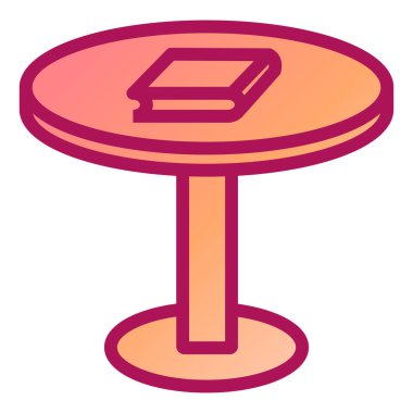 Masa lambası ikonu. Web için bira vektör simgelerinin özet çizimi