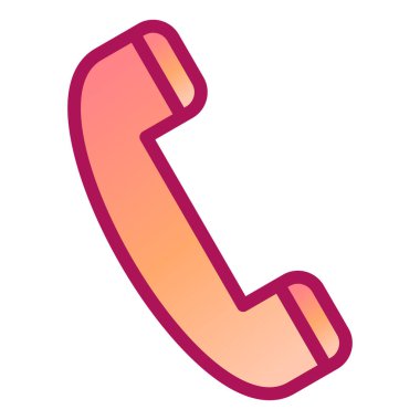 telefon vektörü renk simgesi