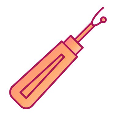 Dikiş konsepti modern ikon vektör çizimi 