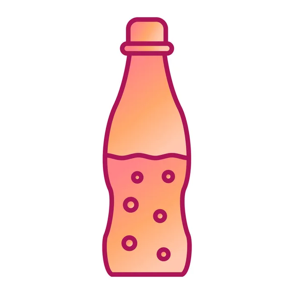 Μπουκάλι Εικονίδιο Του Νερού Εικονογράφηση Κινουμένων Σχεδίων Του Μπύρα Ποτό — Διανυσματικό Αρχείο
