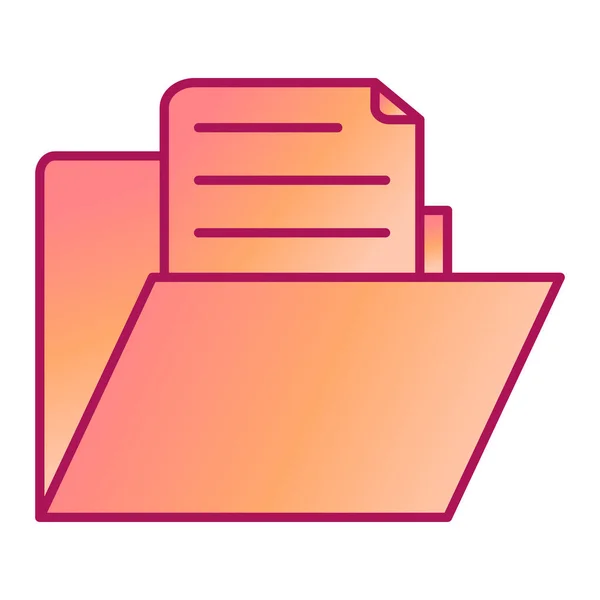 File Folder Простая Иллюстрация — стоковый вектор