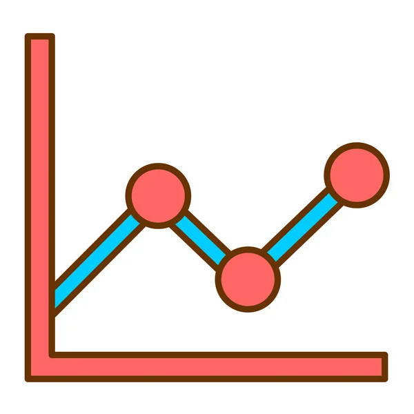 チャート Webアイコンシンプルなイラスト — ストックベクタ