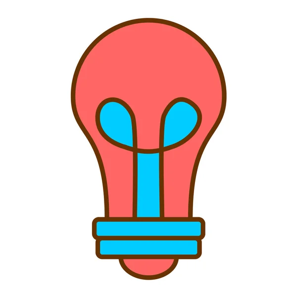 Bulb Web Icon Simple Illustration — Stock Vector