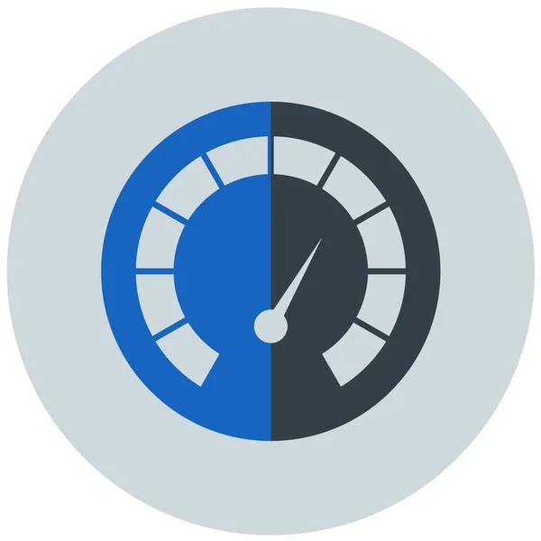 Horloge Icône Web Illustration Simple — Image vectorielle