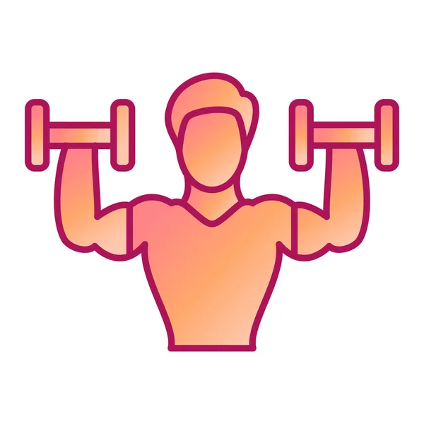 Fitness Und Gesundes Lifestylekonzept Mit Icon Design Vektorabbildung Eps Grafik — Stockvektor