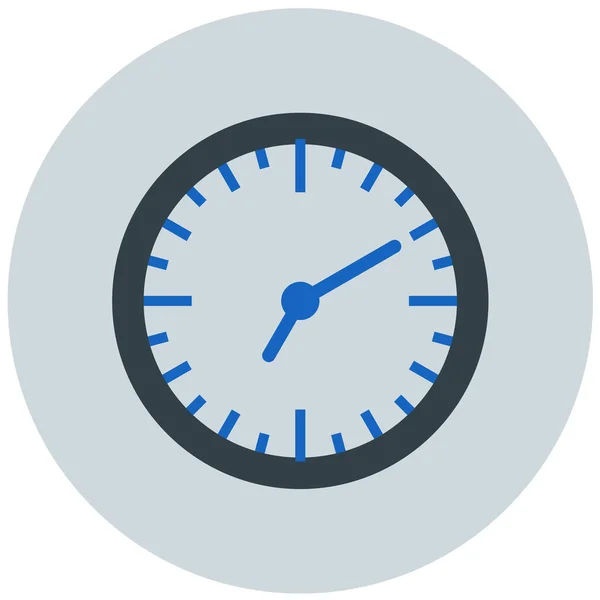 Ícone Vetorial Relógio Círculo — Vetor de Stock