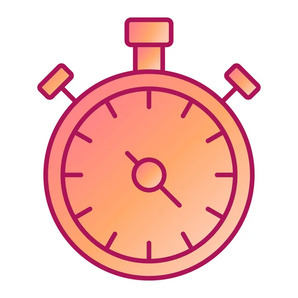 Stopwatch Icon Outline Chronometer Vector Illustration Symbol — Stock Vector