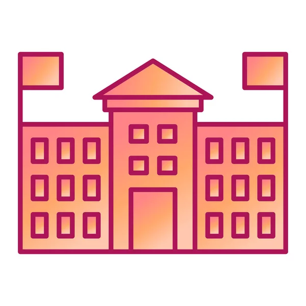 Building Modern Icon Vector Illustration — 스톡 벡터