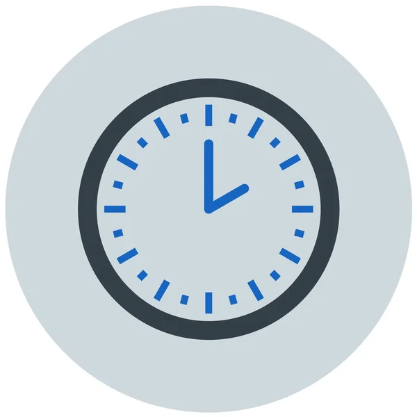 Годинник Веб Іконка Проста Ілюстрація — стоковий вектор
