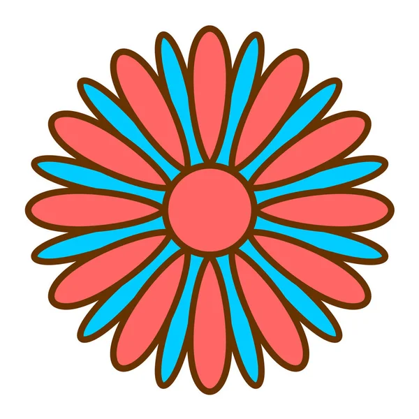 Icône Fleur Illustration Simple Des Icônes Vectorielles Fleurs Pour Web — Image vectorielle