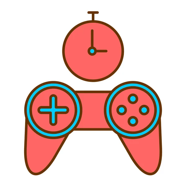 Joystick Ícone Web Ilustração Simples — Vetor de Stock