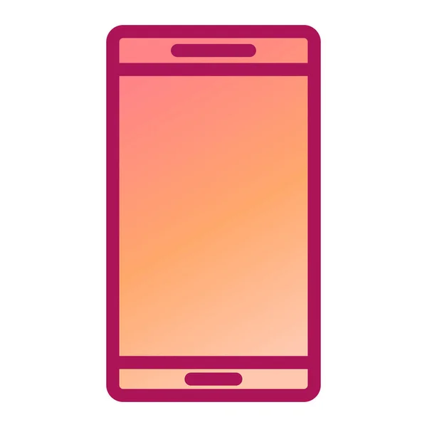 Dispositivo Smartphone Icona Web — Vettoriale Stock