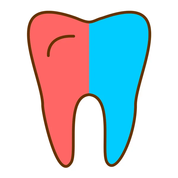 Tooth Modern Icon Vector Illustration — Stock vektor