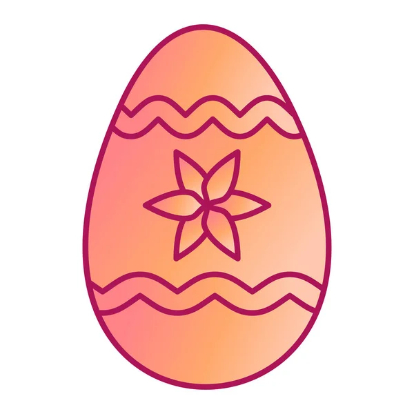 Feliz Huevo Pascua Aislado Icono Vector Ilustración Diseño — Vector de stock