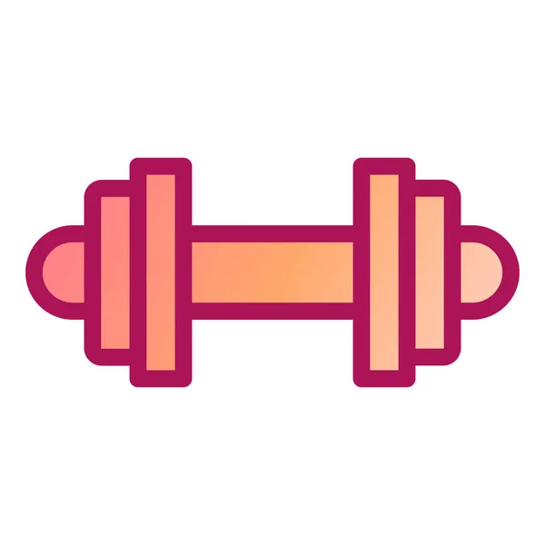 Fitness Fitness Icoon Vector Illustratie Ontwerp — Stockvector