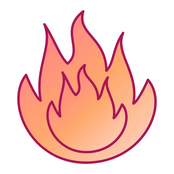 炎のアイコンのベクトル図 — ストックベクタ