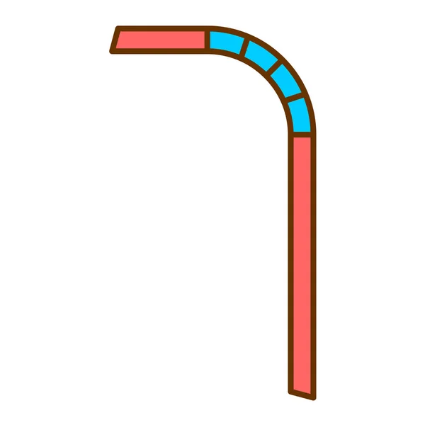 Wasserpfeifen Symbol Cartoon Illustration Von Rohrvektorsymbolen Für Das Web — Stockvektor