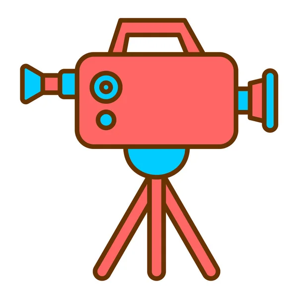 Camera Web Icon Simple Illustration — Stock Vector