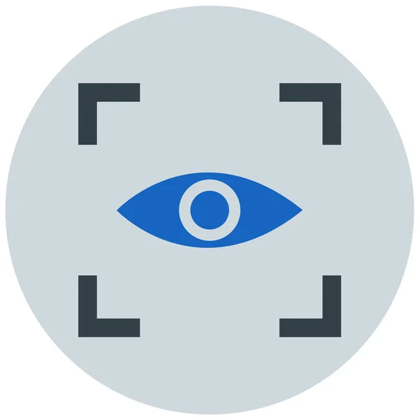 Auge Auge Web Symbol Einfache Illustration — Stockvektor